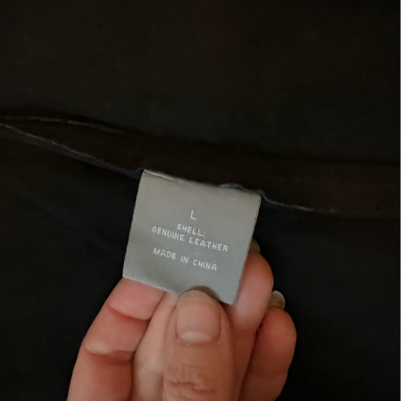 Black Leather Button-Up Skirt - Picture 7 of 8